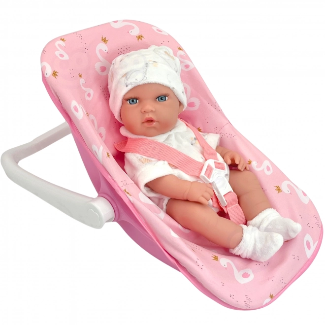Woopie Baby-Puppe mit Tragesitz