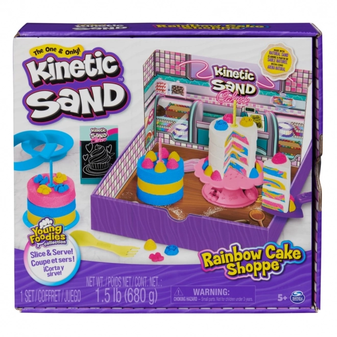 Kinetischer Sand Regenbogen-Konditorei