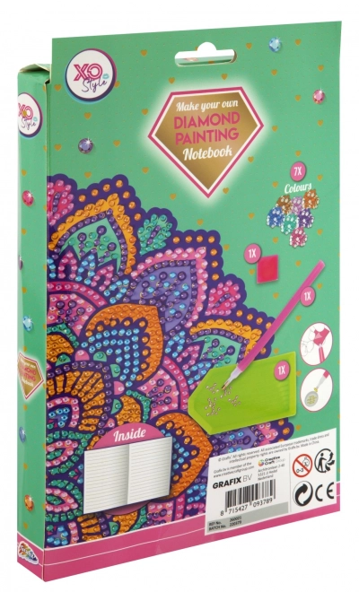 Diamantmalerei A5 Mandala Notizblock