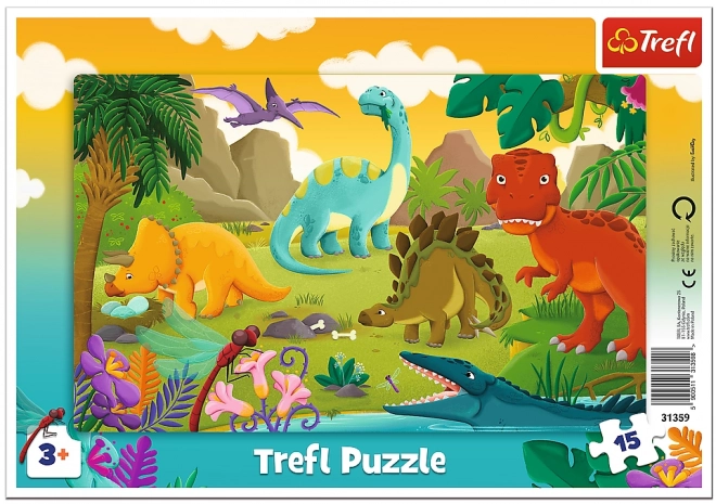 Trefl Kinderpuzzle Dinosaurier