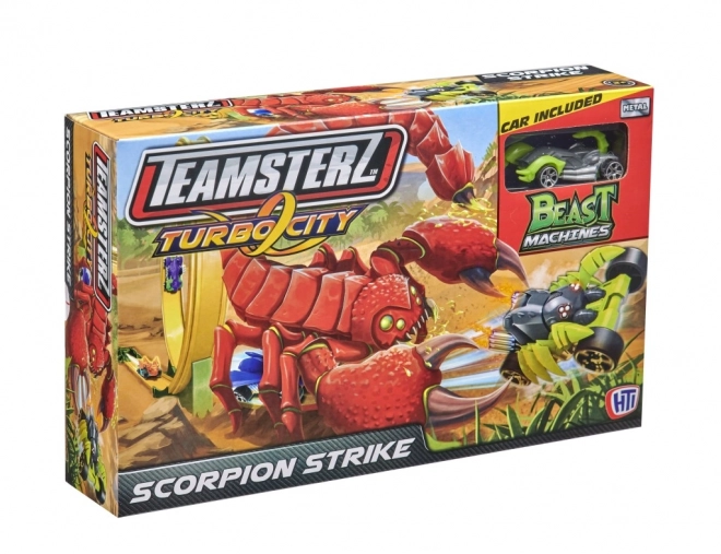 Teamsterz Skorpion Strecke mit Auto