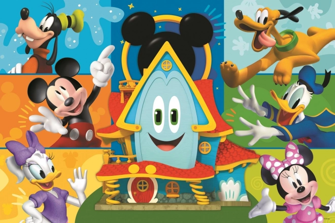 Puzzle Mickey Mouse Clubhouse: Micky Maus und Freunde Maxi 24 Teile