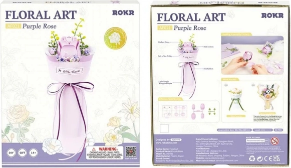3D-Puzzle Lila Rose