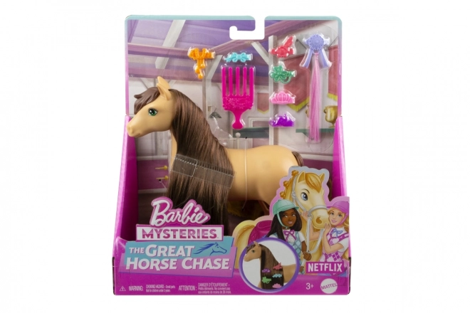 Barbie Pferd Pepper mit braunen Haaren zum Stylen