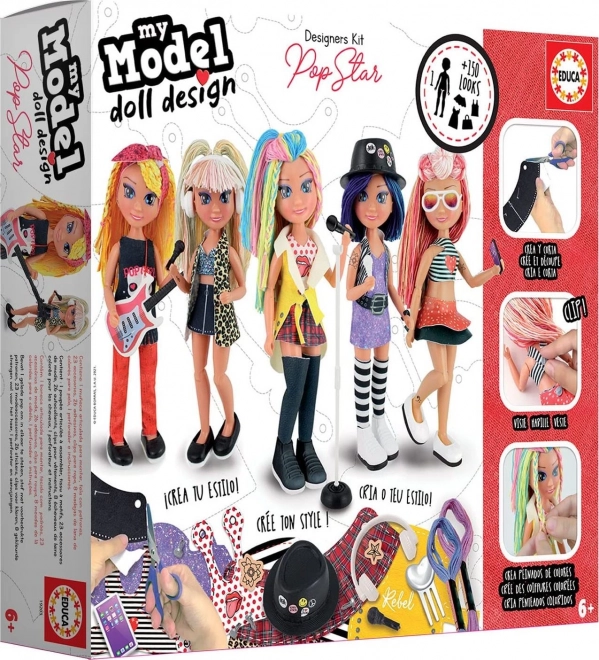 Educa Kreativset Meine Modelpuppe Popstar