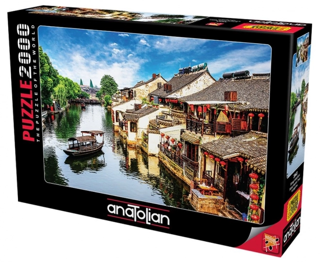 Puzzle Antikes Städtchen Xitang 2000 Teile