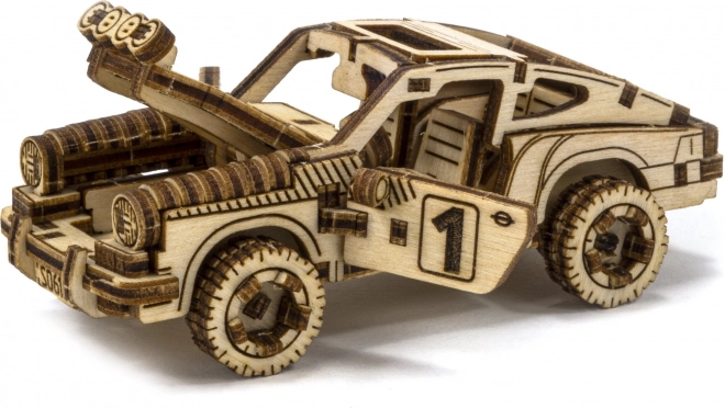 Holzpuzzle 3D Rallyeauto Modell