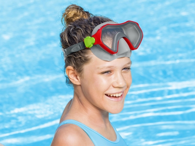 Farbenfrohe Schwimmmaske für Kinder ab 7 Jahren