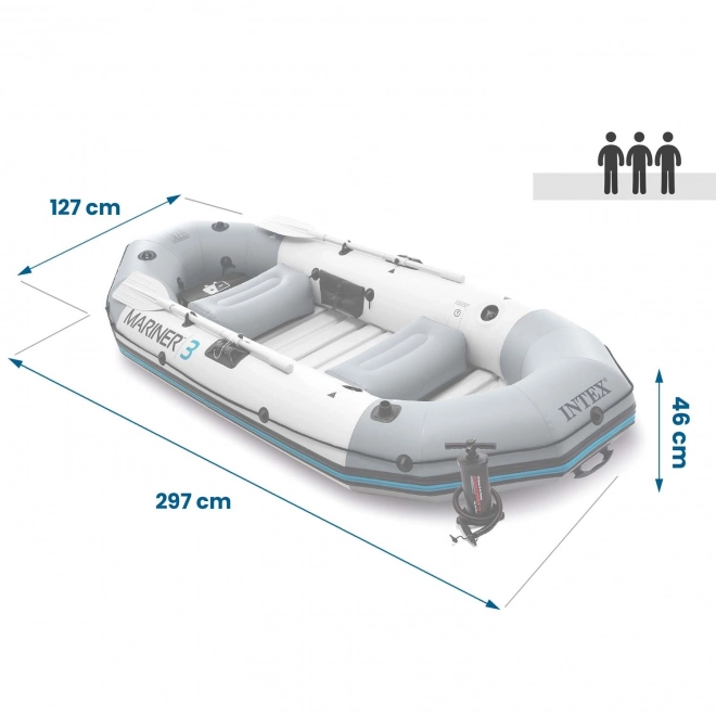 Intex aufblasbares Boot Mariner 3 für 3 Personen