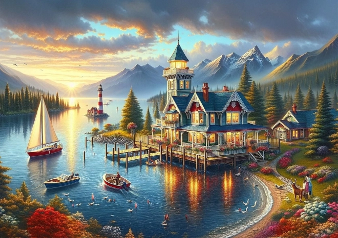 Puzzle Traumhafter Abend 1000 Teile