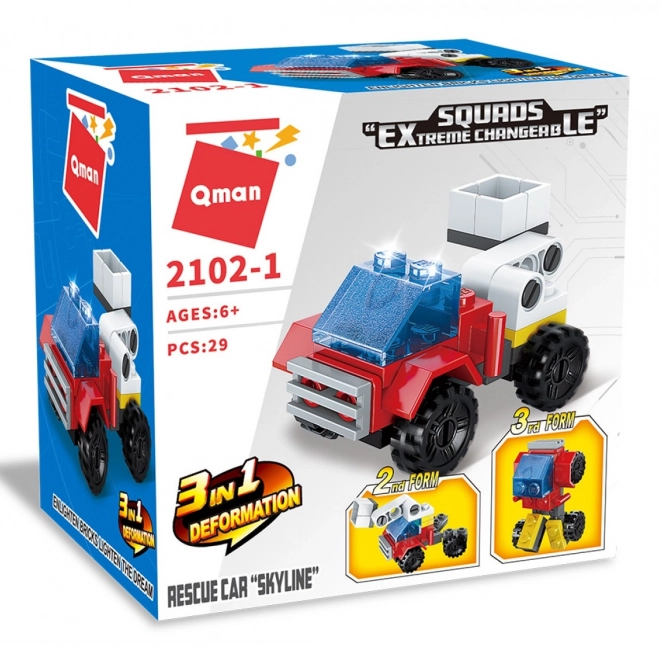 Qman Squros Rettungsfahrzeug Skyline 3-in-1