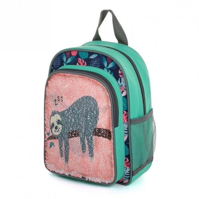 Kinder Flitter Rucksack Faultier