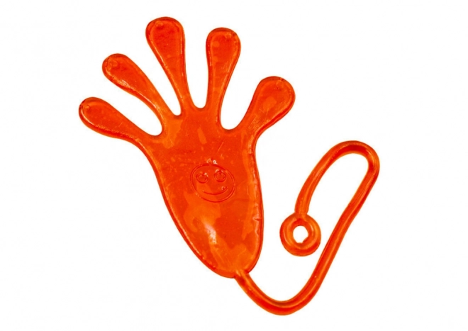 Elastische Spielzeughand Slime Orange