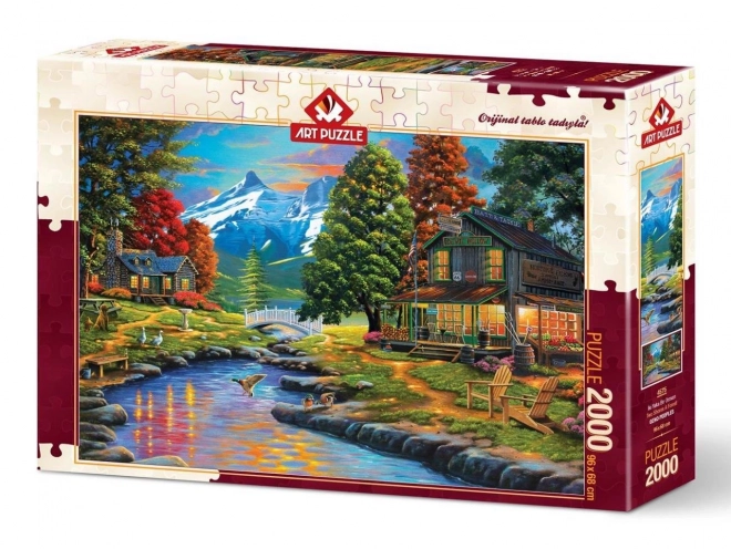 Puzzlemotiv Zwei Ufer 2000 Teile