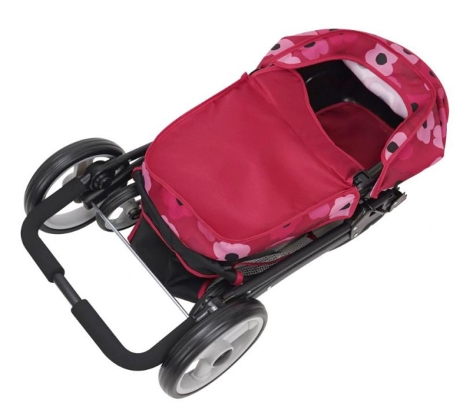 Puppenwagen 2-in-1 Bella Poppy Red