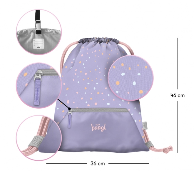 Baagl Airy Haustiere Set: Rucksack, Federmäppchen, Turnbeutel