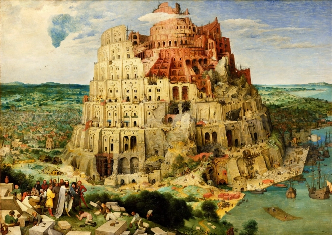 Puzzle Pieter Bruegel: Turm von Babel 1000 Teile