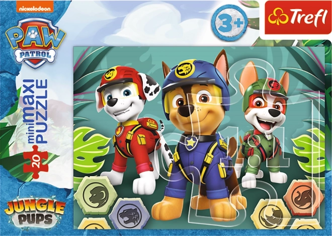 Puzzle Pfotenpatrouille: Im Dschungel
