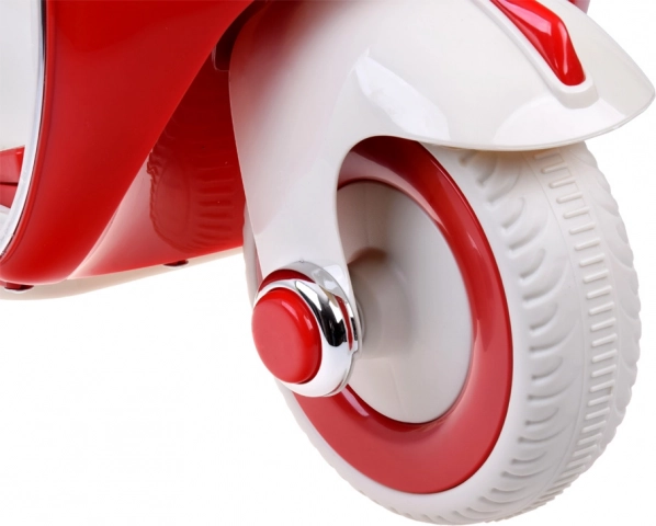 Klassischer elektrischer Kinderscooter orange – Rot