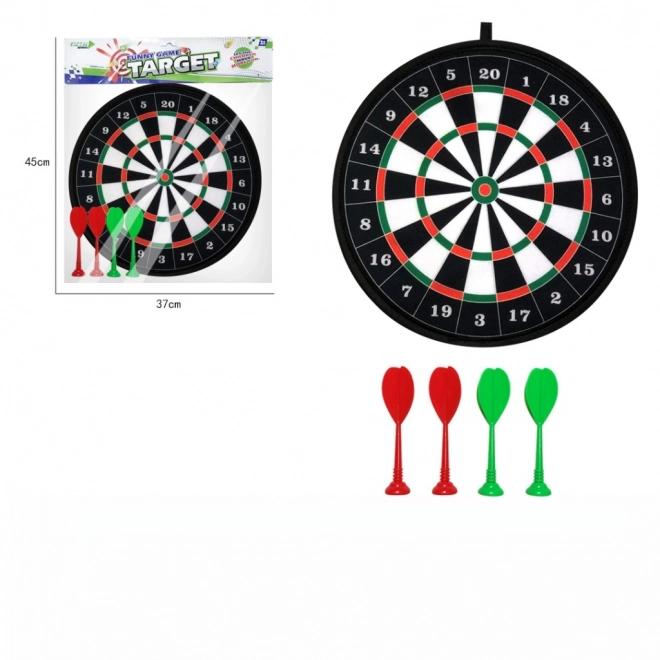 Dartboard mit Klettverschluss-Pfeilen