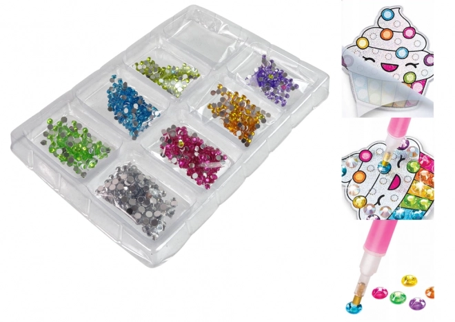 Kreatives Diamant-Malset Aufkleber