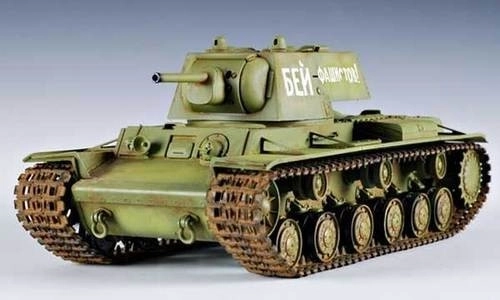 Russischer KV-1 Modell 1941 Plastikmodellbausatz