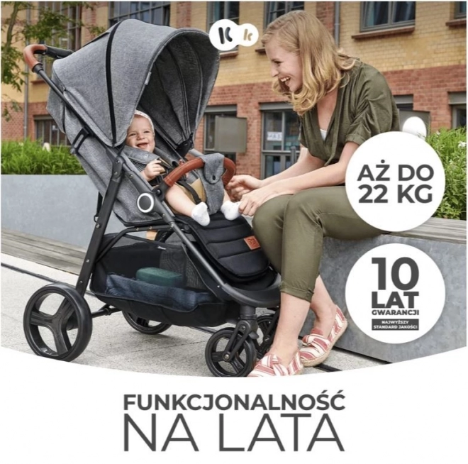 Kinderkraft Grande Plus Kinderwagen Grau