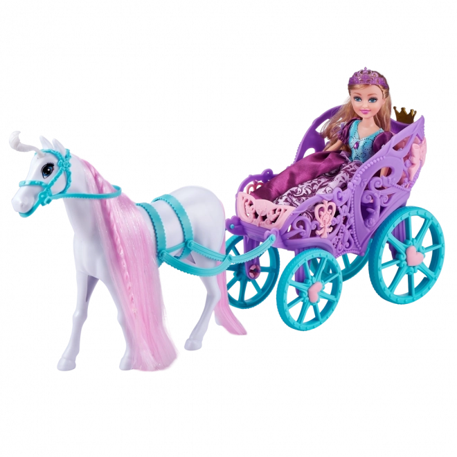 Prinzessin Sparkle Girlz mit Pferd und Kutsche