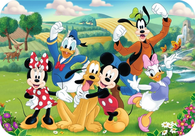 Mickey und Freunde Trefl Holzpuzzle