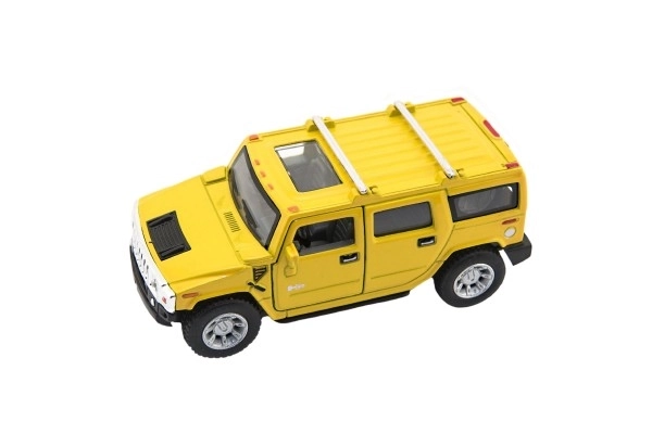 Kinsmart Hummer H2 SUV Metall/Plastik Rückzug 12 cm, 4 Farben im Box