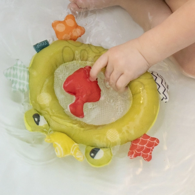 Fröhliche Fischernetz Frosch von Splash Play