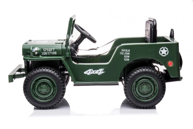 Elektroauto für Kinder 4x4 Armeegrün