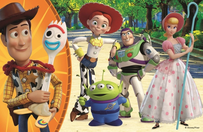 Trefl Puzzle Toy Story 4: Woody, Bo Peep und Jessie