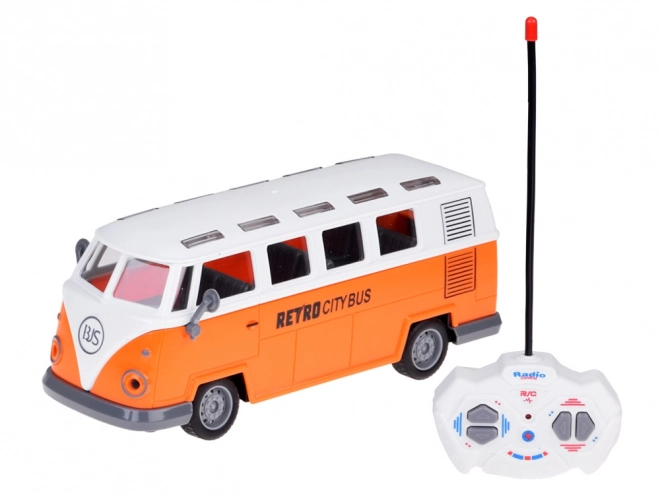 Retro City Bus ferngesteuerter Spielzeugbus mit Beleuchtung