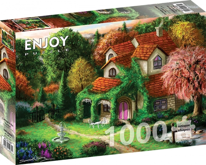 Puzzle Häuschen im Wald 1000 Teile