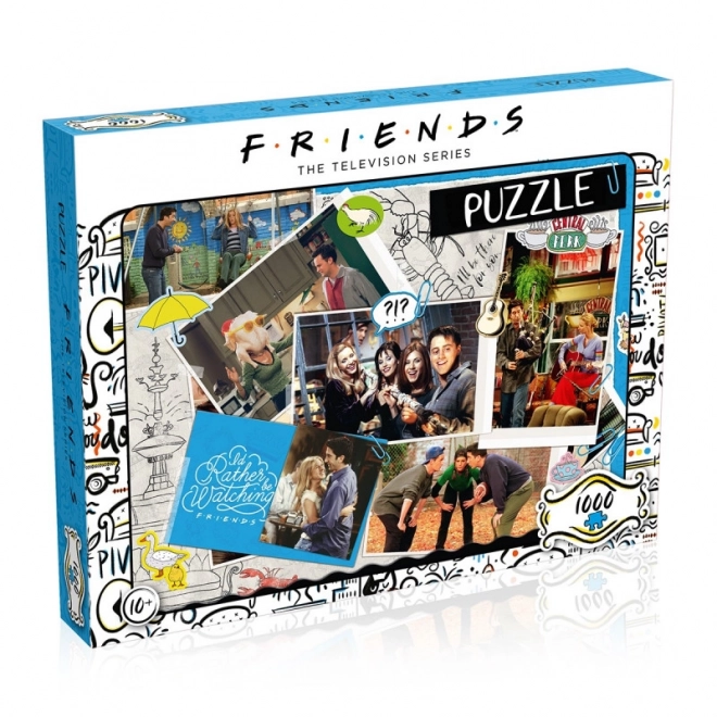 Freunde Puzzle Collage 1000 Teile