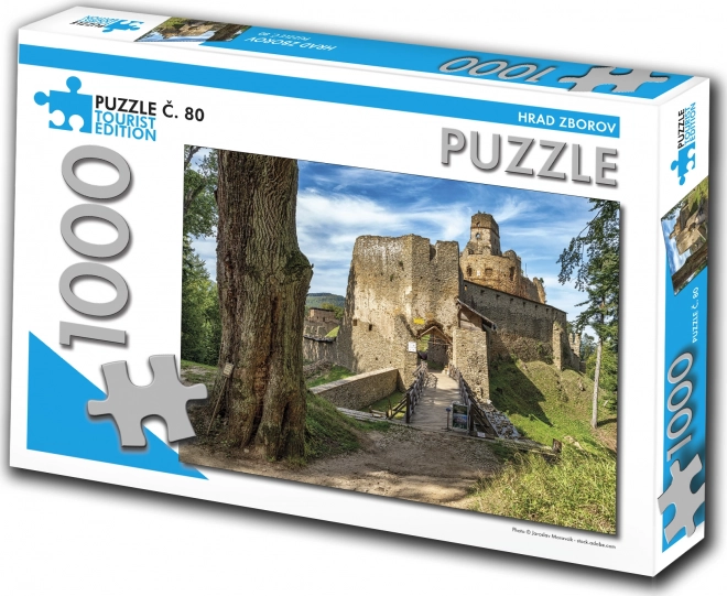 Puzzle Hrad Zborov 1000 Teile Tourist Edition