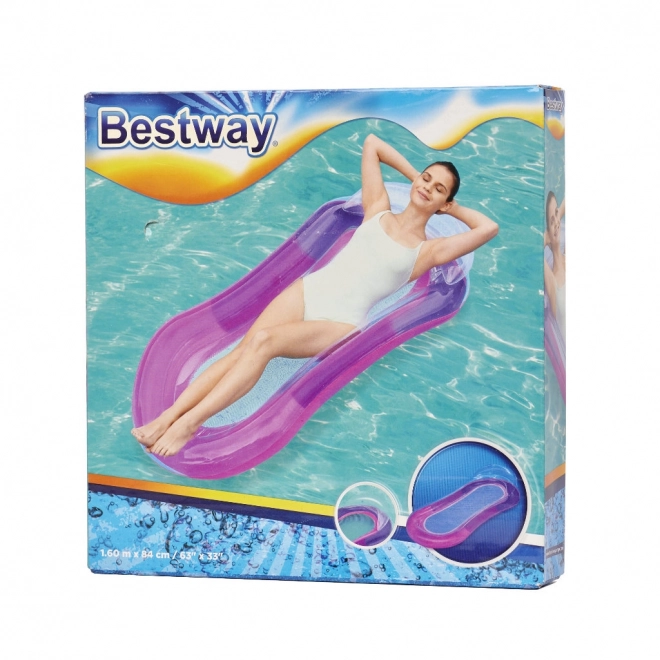 Dunkelvioletter Schwimmmatratze mit Netz von Bestway