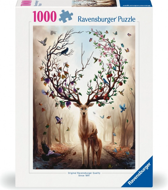 Märchenhaftes Hirsch Puzzle 1000 Teile