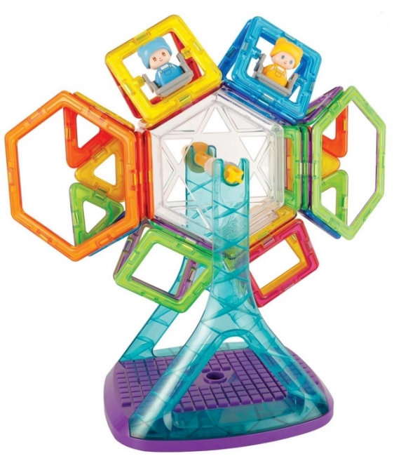 Magnetische Bausteine MAGFORMERS CARNIVAL PLUS - 48 Teile