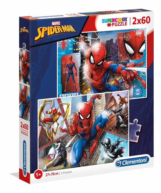 Spiderman Puzzle Set 2x60 Teile