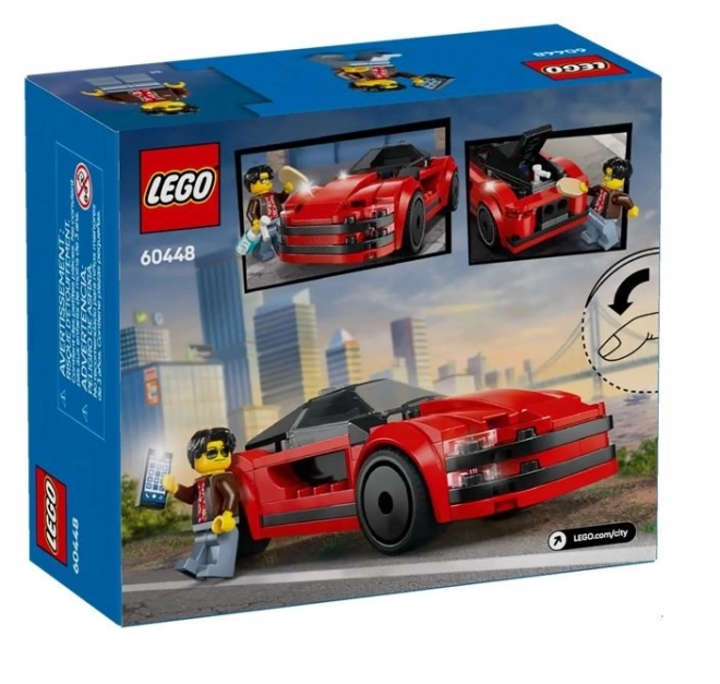 Lego Stadt Roter Sportwagen