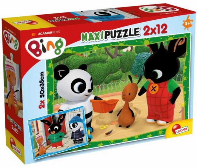 Bing und Freunde Puzzle 2x12 Teile