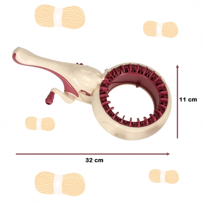 Kinderstrick- und Webmaschine Set mit Zubehör