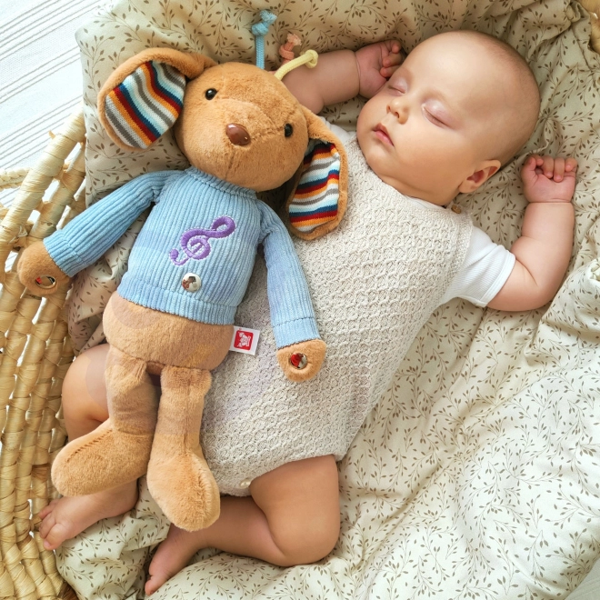 Interaktives Kuscheltier Hase mit Licht und Musik