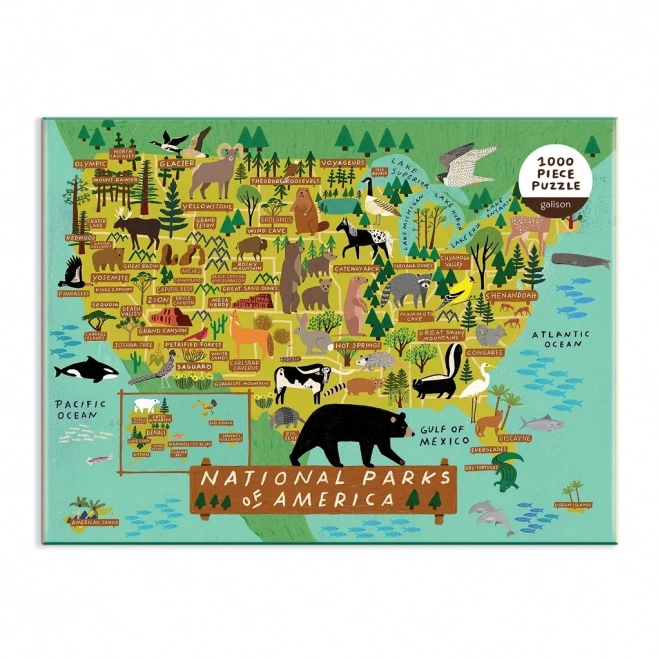 Puzzle Amerikanische Nationalparks 1000 Teile