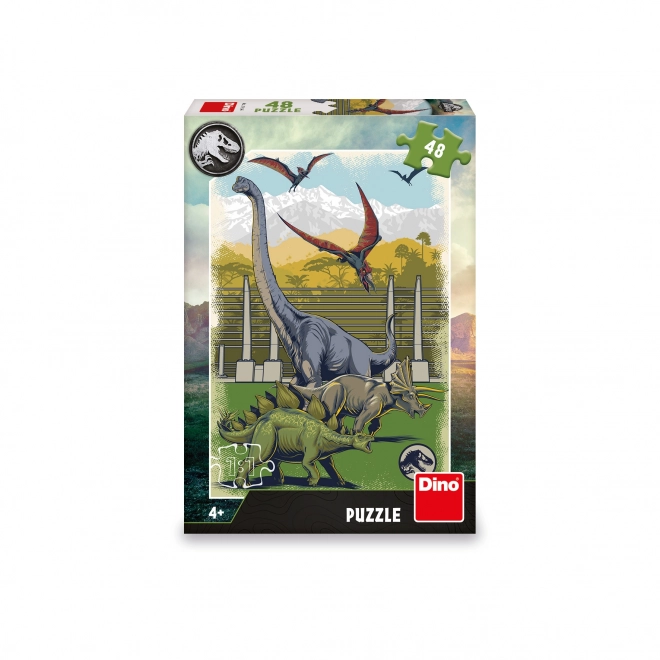 Dino Puzzle JURASSIC WORLD 48 Teile