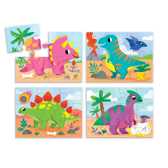 Bunte Dino-Freunde