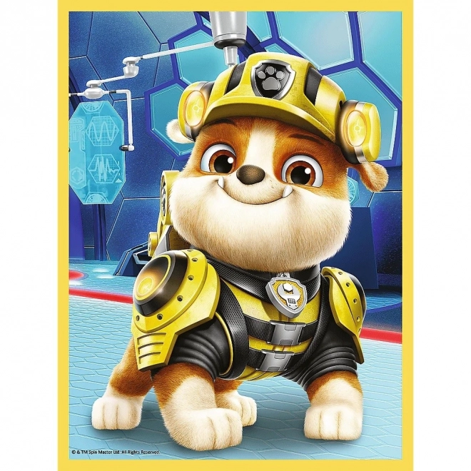 Oboustranniges Puzzle PAW PATROL Sky und Rubble - BABY MAXI 2x10 Teile