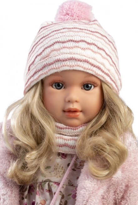 Realistische Puppe Lucia mit weichem Körper 40 cm